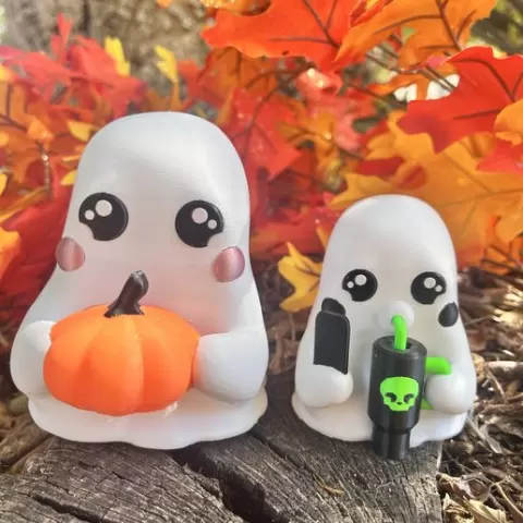 Kawaii Ghost with suprise!