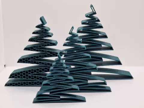 Modern christmas tree