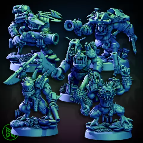Pirate Beast Boys - Modular set 1