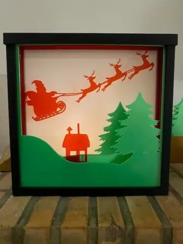 Christmas Shadow Box