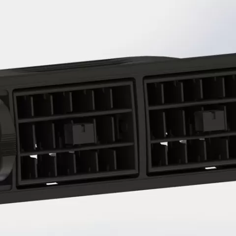 TOBERA CENTRAL VW GOL G1, SAVEIRO, PARATI, VOYAGE, SENDA, FOX, AMAZON (Car Interior Air Conditioning A/C Air Exhaust Vent)