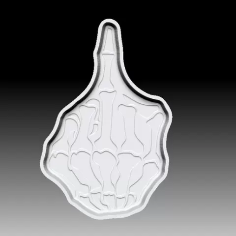 MIDDLE FINGER BATH BOMB MOLD