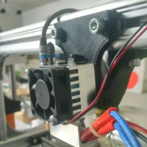 Cyclops/Chymera E3D extruder holder with inductive sensor for K8200