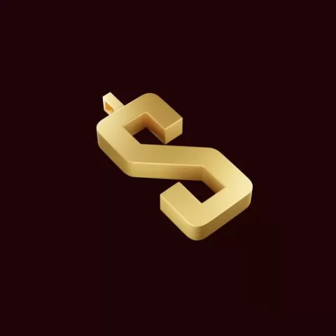 S Letter Pendant