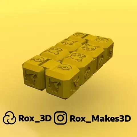 Pikachu Infinity cube (Without supports)
