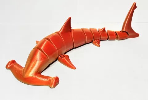 Flexi Hammerhead Shark(print-in-place)