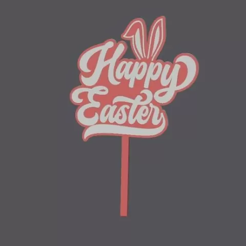 Cake Topper duo - Easter