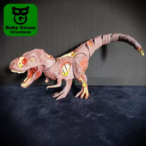 Zombie T-Rex Flexi - Boby Green