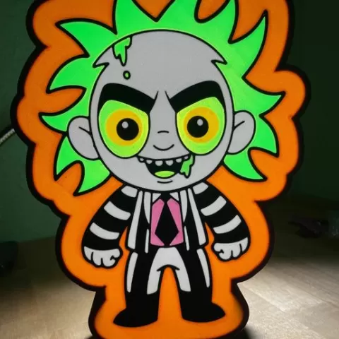 Beetlejuice Lamp