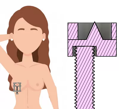 Pin vice with fine point
