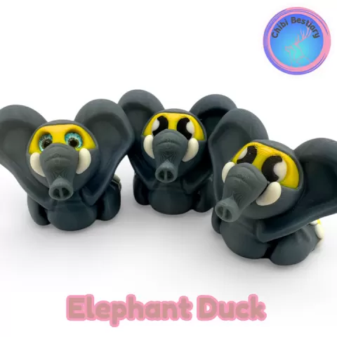 Elephant Duck flexi by ChibiBestiary
