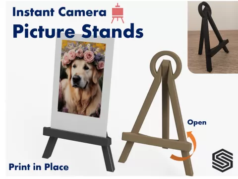 Designer Picture Stand - Easel Style | Print-In-Place