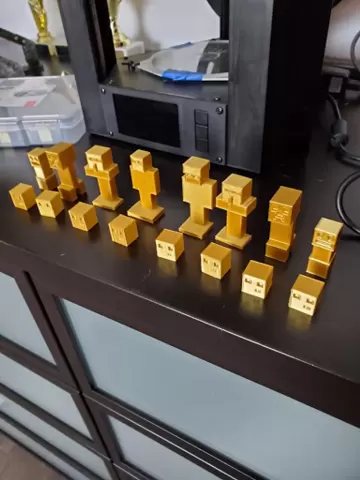 MINECRAFT CHESS SET - 3D Checkmate