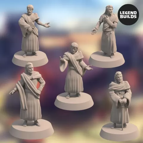 Civilians of Zemora - Bundle 1 – 3D printable miniature – STL file by LegendBuilds