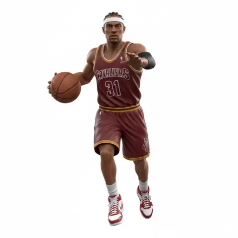 Ricky Davis basketball player, basketball, player, athlete, sport, nba, dunk, hoop, ball, court, dribble, shot, scoring, action, dynamic, figurine, model, stl, printable, collectible, statue