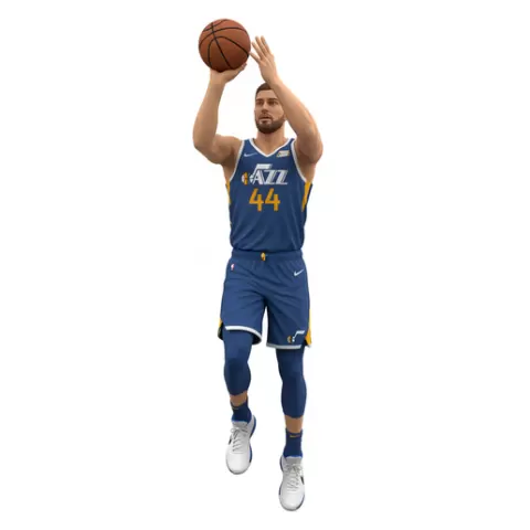 Bojan Bogdanovic basketball player, basketball, player, athlete, sport, nba, dunk, hoop, ball, court, dribble, shot, scoring, action, dynamic, figurine, model, stl, printable, collectible, statue