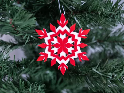 Intricate Snowflake Ornament