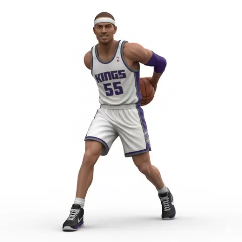 Jason Williams basketball player, basketball, player, athlete, sport, nba, dunk, hoop, ball, court, dribble, shot, scoring, action, dynamic, figurine, model, stl, printable, collectible, statue