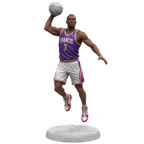 Steve Francis basketball player, basketball, player, athlete, sport, nba, dunk, hoop, ball, court, dribble, shot, scoring, action, dynamic, figurine, model, stl, printable, collectible, statue