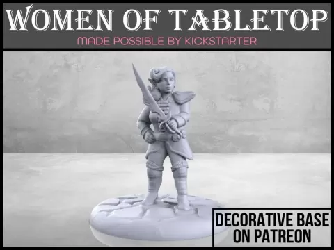 Gnome Rogue - Tabletop Miniature - M3DM