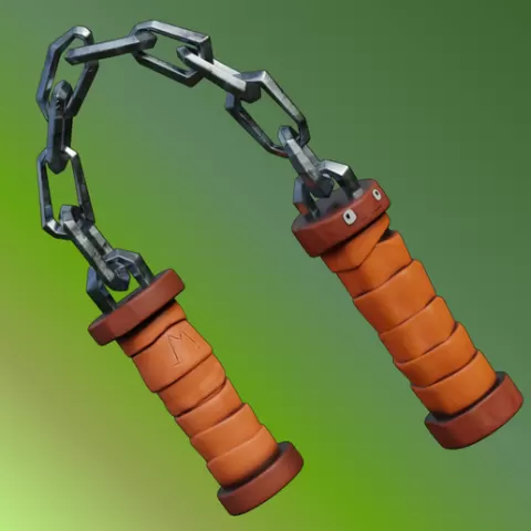 TEENAGE MUTANT NINJA TURTLES Michelangelo nunchaku TMNT COSPLAY