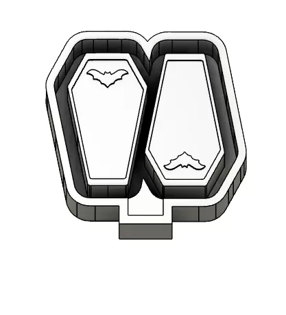 Coffin Vent Clips Freshie STL