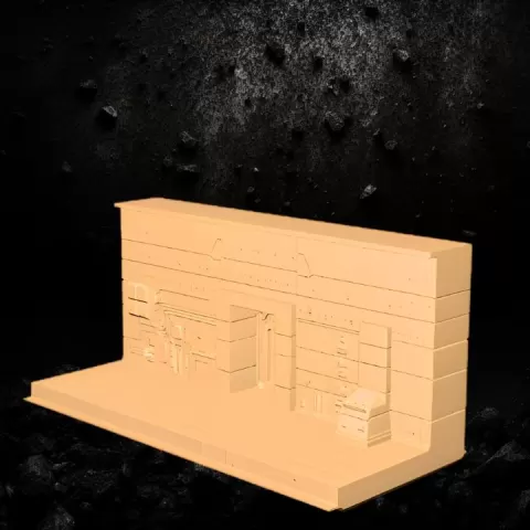 Machine-embedded wall by Galandir's Pit & Cie