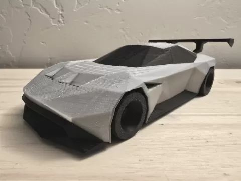Remastered - Low Poly Aston Martin Vulcan