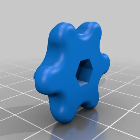 Lobed leveling knob for the i3