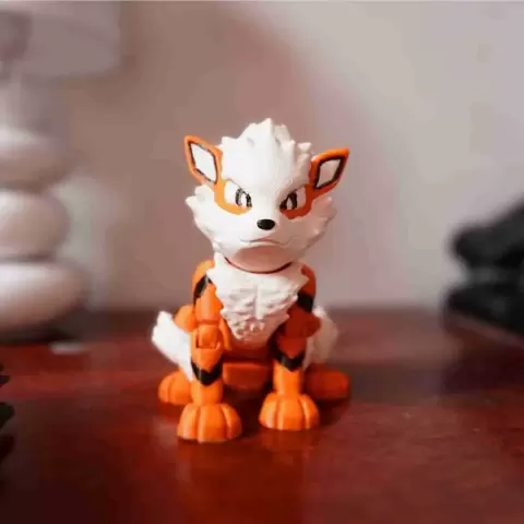 FLEXI POKEMON ARCANINE - Aslan3D