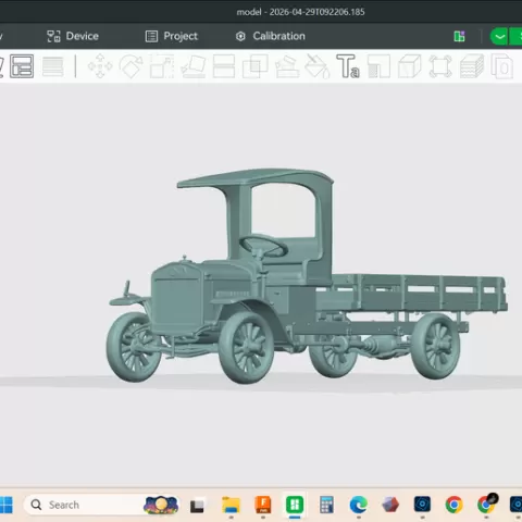 1916 GMC C CAB pickup truck, detailed static model, not a rolling model, diorama, display, scaled model, resin or fdm, stl file
