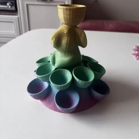 Easter bunny egg holder by Dovis