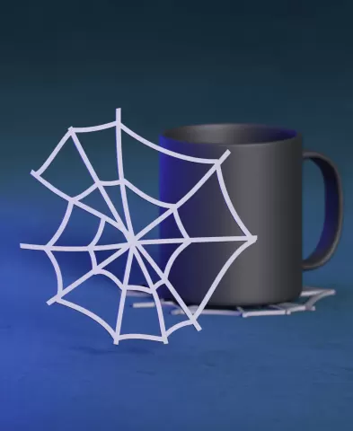 Cobweb Coaster