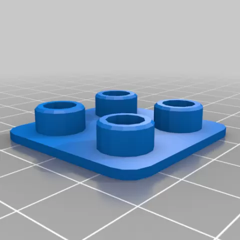 Duplo train track links 2x2