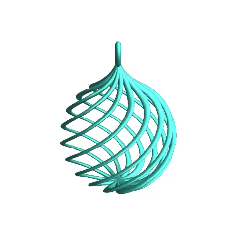 Boule de Noël - Olivier
