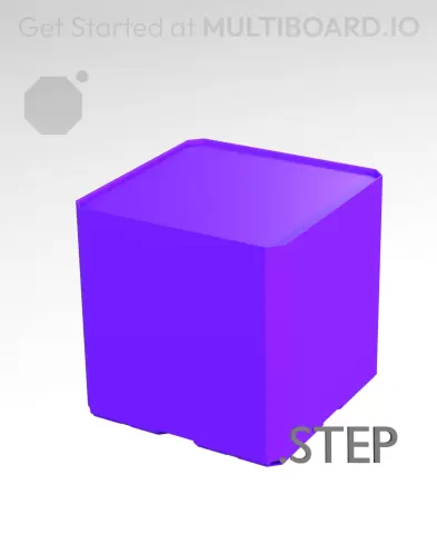 2x2x2 - Multibin Insert - STEP Remixing File