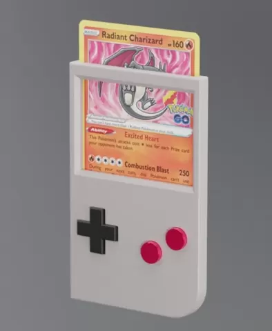 OG GameBoy Pokemon Card Display