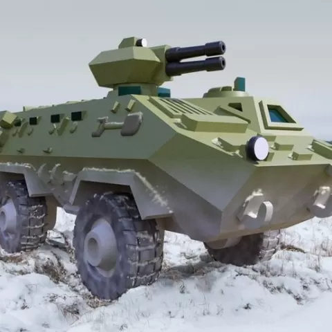 American Mecha Wheeled APC