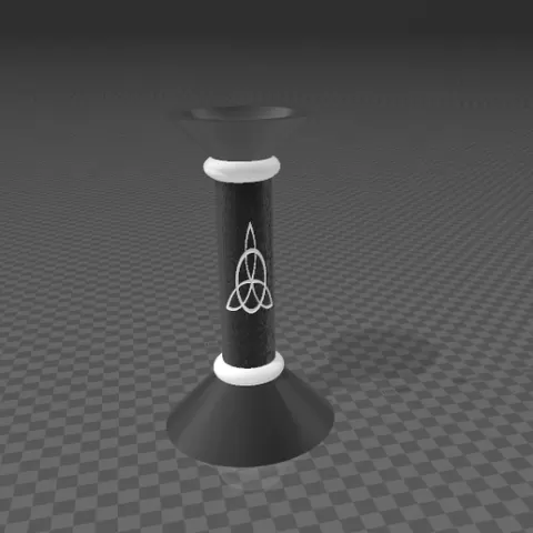 Triquetra candle holder