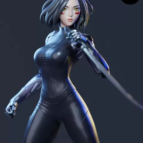 Combat Cyborg Angel by ESMonster