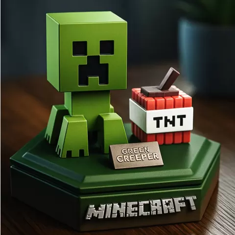 Minecraft Green Creeper - Momo Print3D