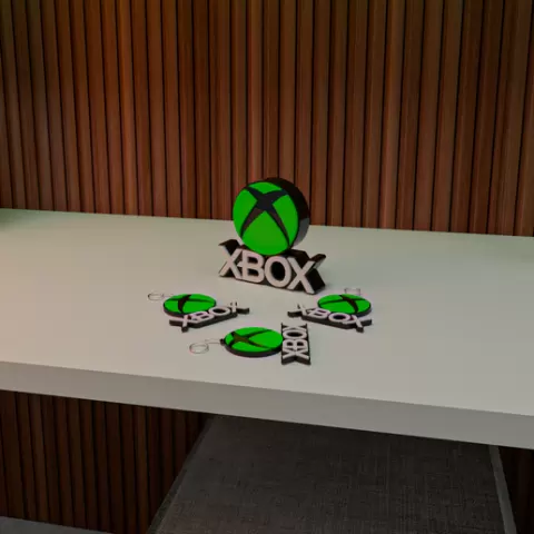 XBOX DECORATION AND KEYCHAIN