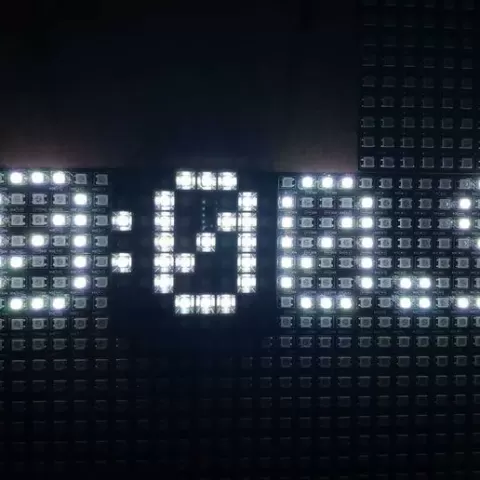 LED Matrix frame