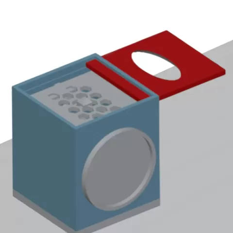 Spring-Loaded Cube Napkin Holder – Always Within Reach!