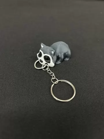 Raccoon Keychain