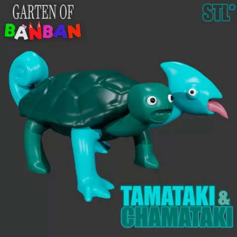 Tamataki & Chamataki FROM GARTEN OF BANBAN 3 | FAN ART | BGGT