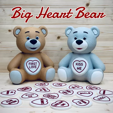 Big Heart Bear by ENIQUE3D