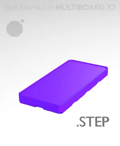 2x4x0·5 - Multibin Insert - STEP Remixing File