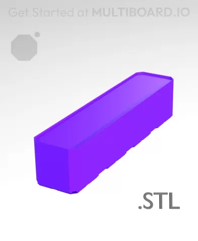 1x4x1 - Multibin Insert - STL Remixing File