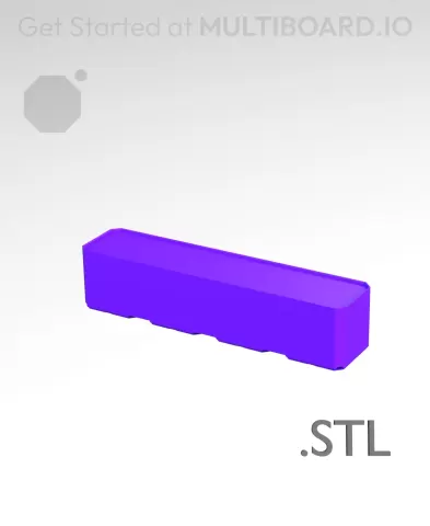 4x1x1 - Multibin Insert - STL Remixing File